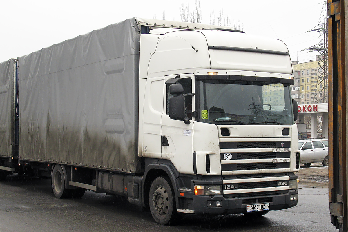Минская область, № АМ 2102-5 — Scania ('1996) R124L