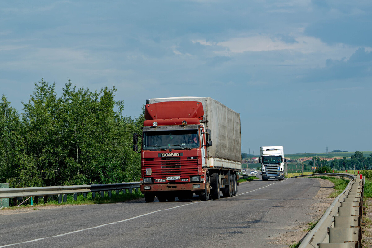 Гродненская область, № АВ 7060-4 — Scania (III) R113M