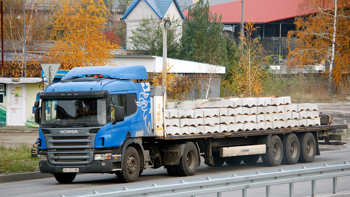 Донецкая область, № АН 4252 ВЕ — Scania ('2004) P340
