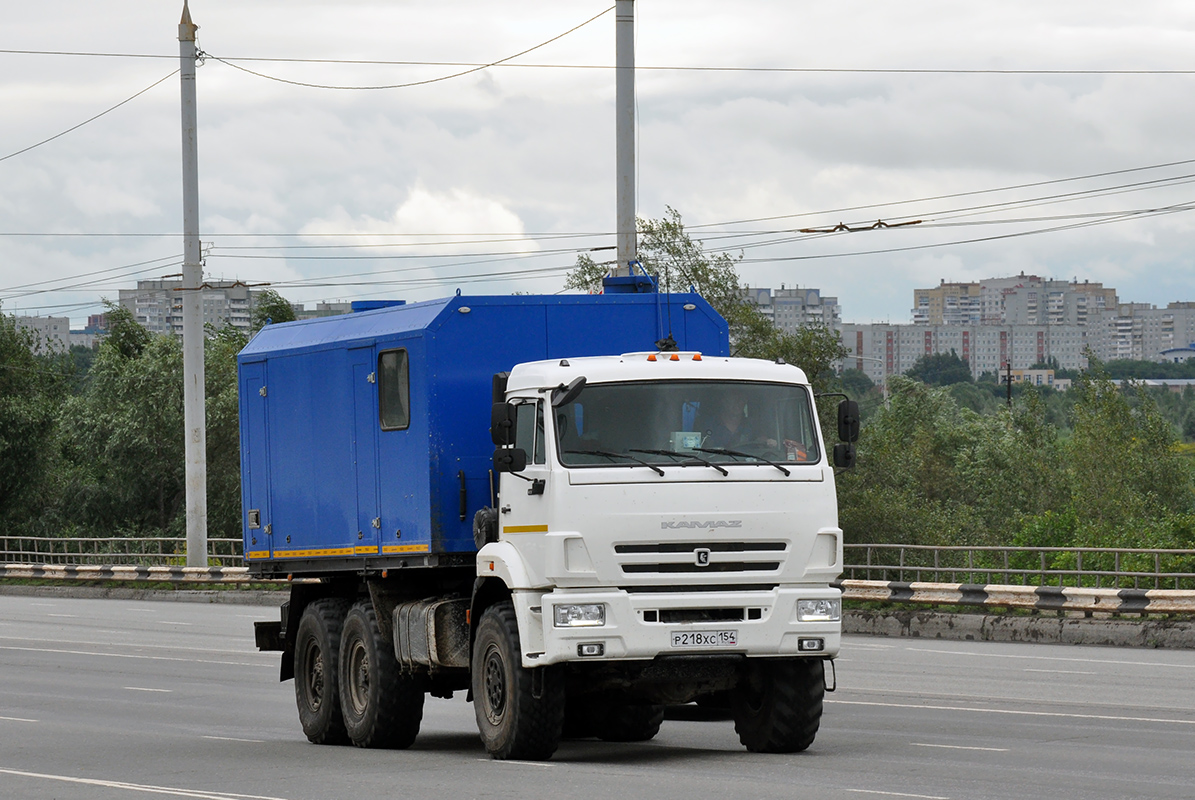 Омская область, № Р 218 ХС 154 — КамАЗ-43118-A5(48)