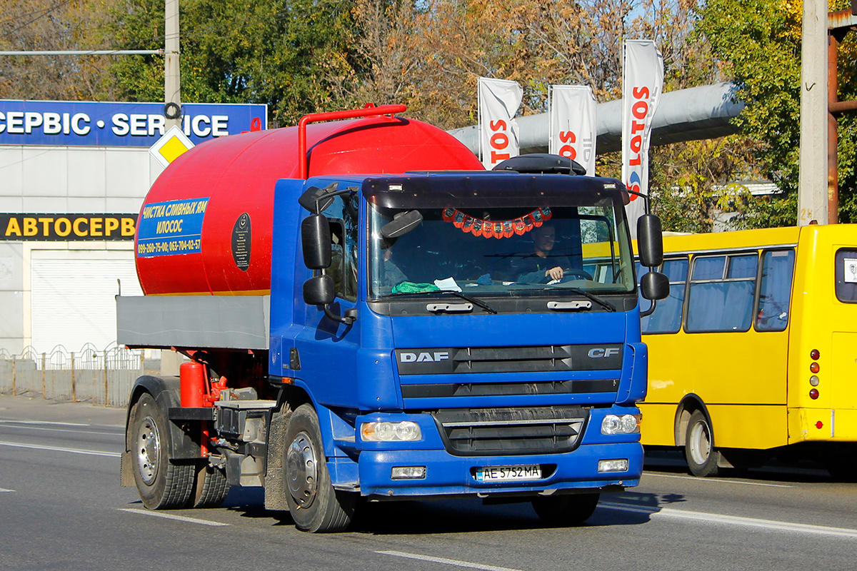 Днепропетровская область, № АЕ 5752 МА — DAF CF75 FT