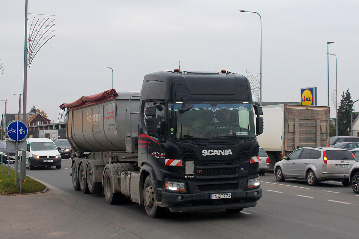 Литва, № NEF 774 — Scania ('2016) G450