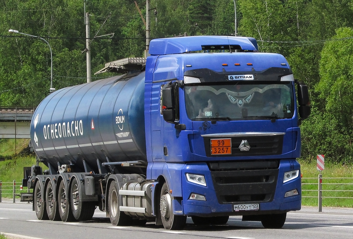 Краснодарский край, № М 600 УТ 123 — Sitrak C7H ZZ4186