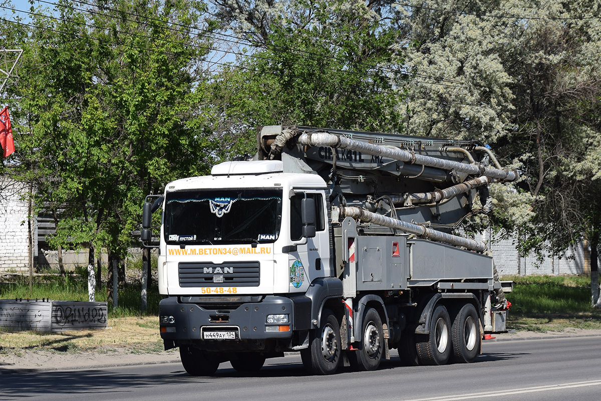 Волгоградская область, № Н 449 АУ 134 — MAN TGA (общая модель)