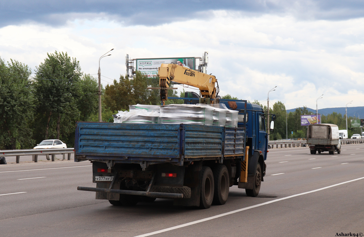 Красноярский край, № Х 077 НУ 24 — КамАЗ-53215-15 [53215R]