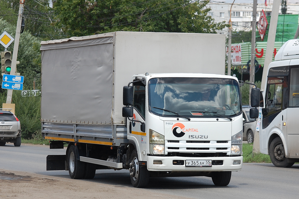Омская область, № У 365 АК 55 — Isuzu NQR75 [Z7X]