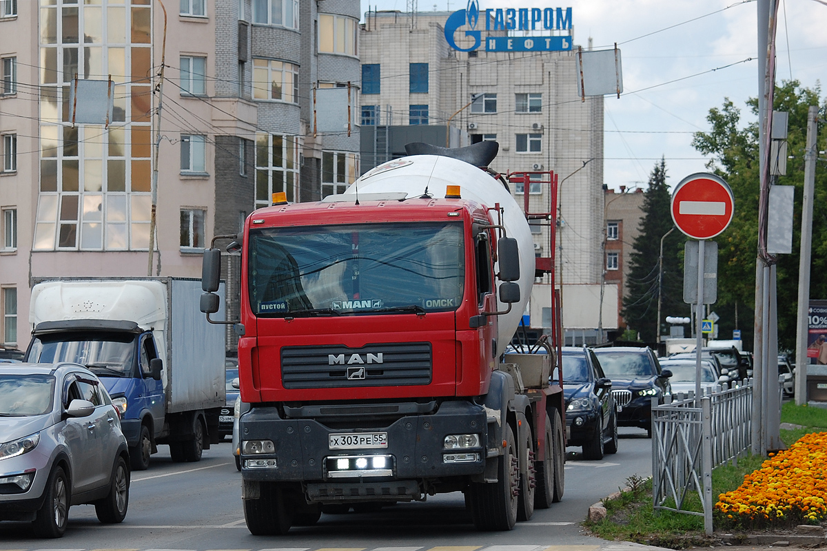 Омская область, № Х 303 РЕ 55 — MAN TGA 41.480