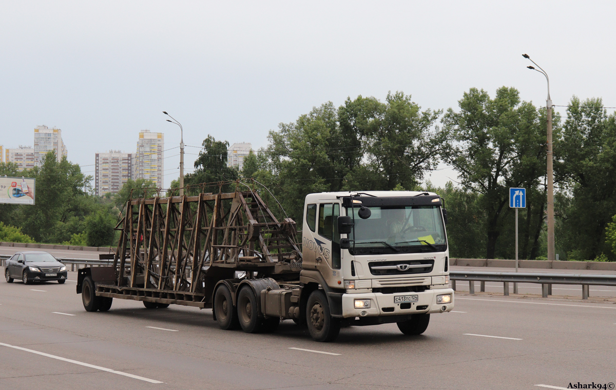 Красноярский край, № С 413 ТС 124 — Daewoo Novus