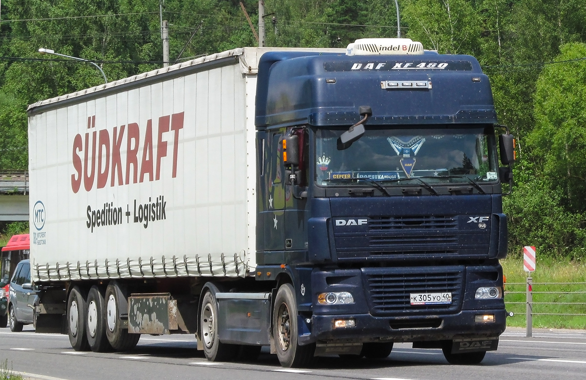 Калужская область, № К 305 УО 40 — DAF XF95 FT