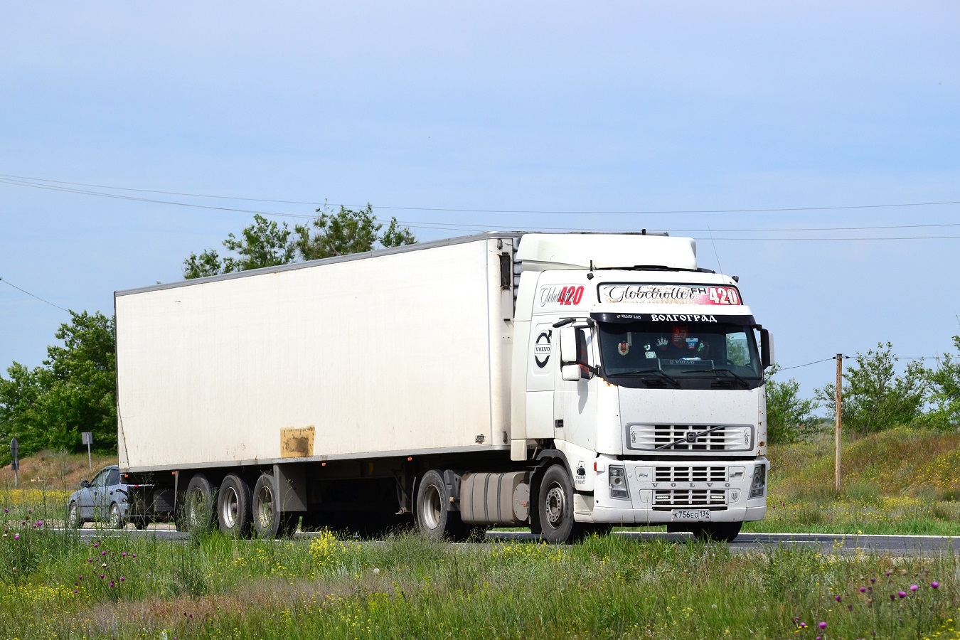 Волгоградская область, № К 756 ЕО 134 — Volvo ('2002) FH12.420