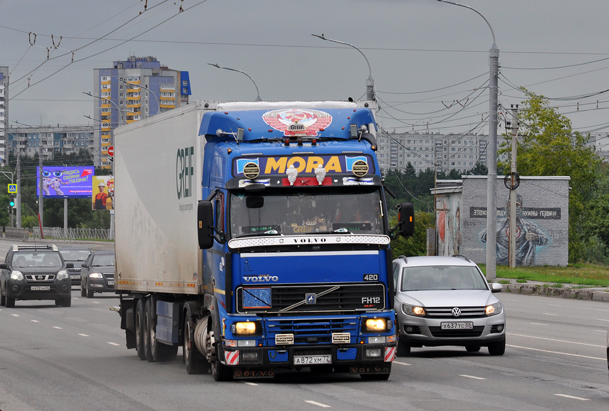 Омская область, № А 872 ХМ 72 — Volvo ('1993) FH12.420