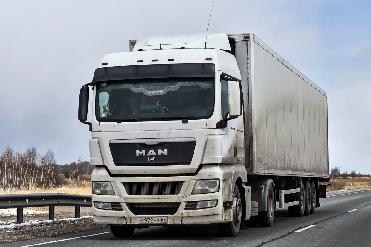 Пензенская область, № О 972 МУ 58 — MAN TGX ('2007) 18.400