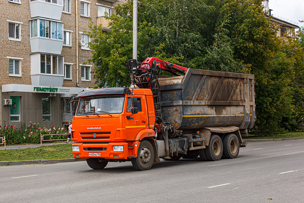 Свердловская область, № К 600 НЕ 196 — КамАЗ-65115-50
