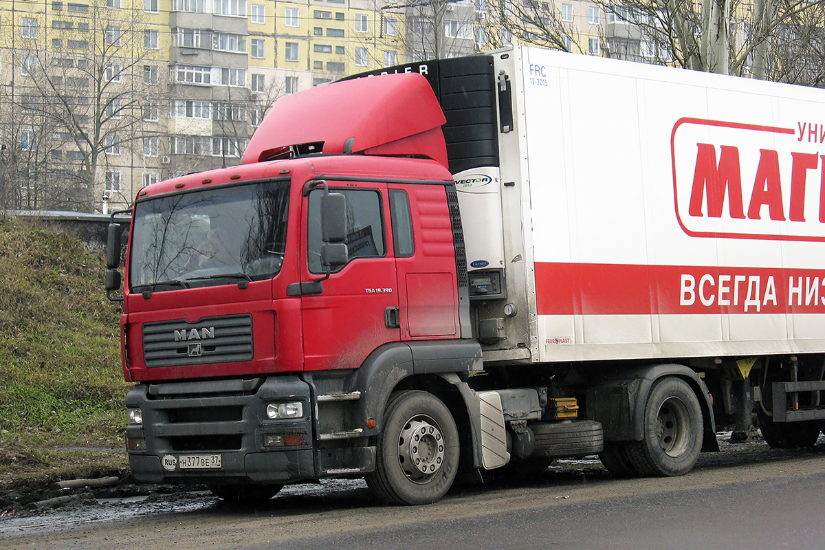 Ивановская область, № Н 377 ВЕ 37 — MAN TGA 19.390