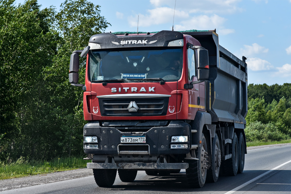 Тюменская область, № А 873 ВМ 172 — Sitrak C7H ZZ3316