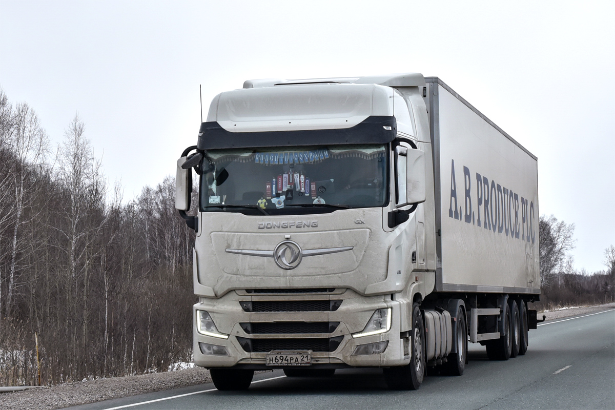 Чувашия, № Н 694 РА 21 — Dongfeng GX DFH4180