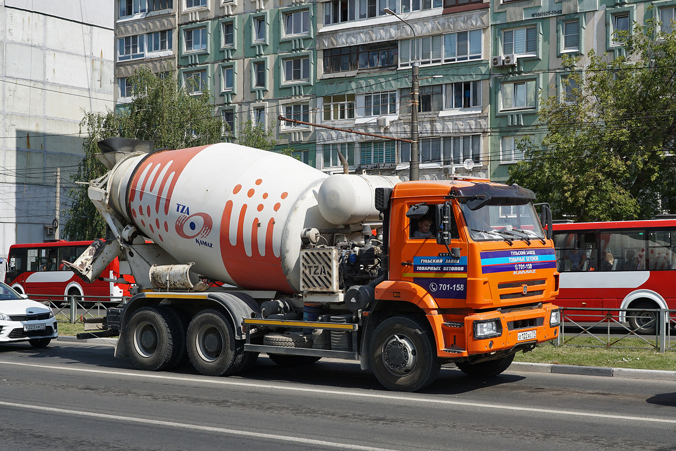 Тульская область, № О 122 АС 71 — КамАЗ-6520 (общая модель)