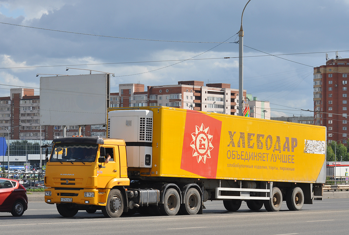 Омская область, № Т 274 УВ 55 — КамАЗ-65116-A4(23)
