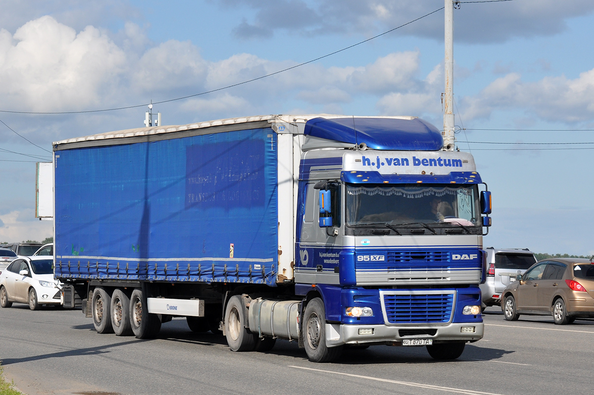 Узбекистан, № 80 T 870 TA — DAF 95XF FT