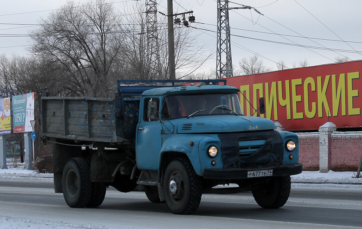 Оренбургская область, № Р 677 ТЕ 74 — ЗИЛ-495710