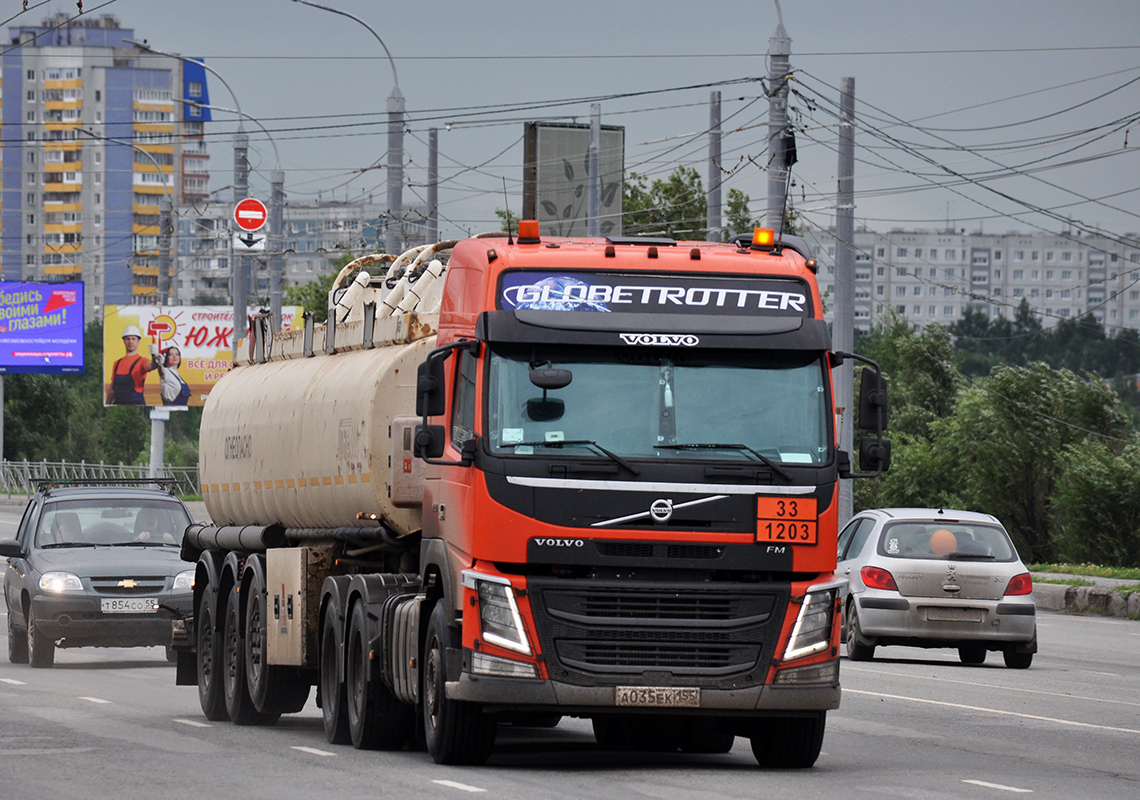 Омская область, № А 035 ЕК 155 — Volvo ('2013) FM.420 [X9P]