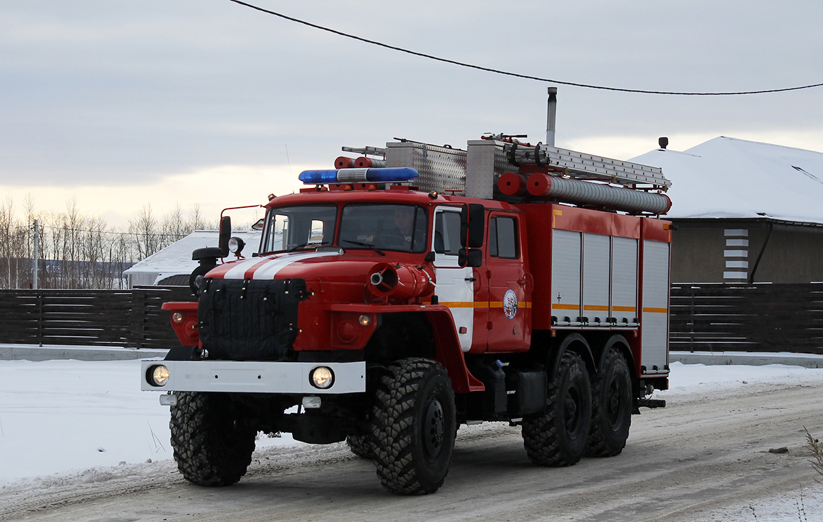 Челябинская область, № (74) Б/Н 0136 — Урал-5557-72; Челябинская область — Автомобили без номеров; Челябинская область — Новые автомобили; Челябинская область — Открытие ПСЧ-9