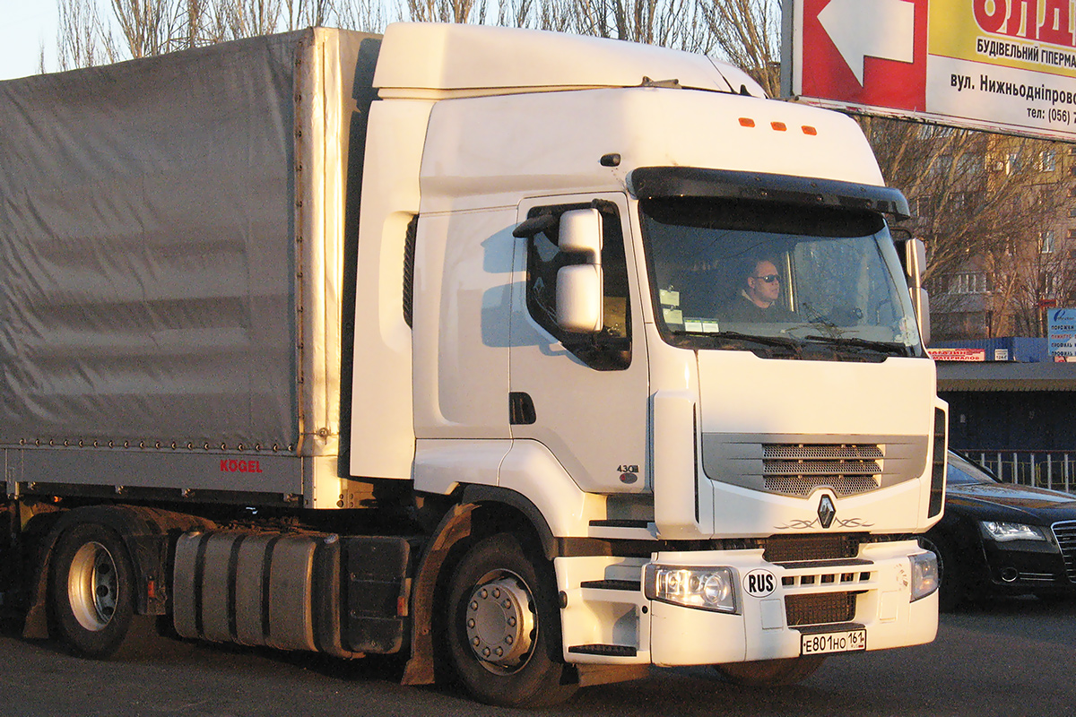 Ростовская область, № Е 801 НО 161 — Renault Premium ('2006)