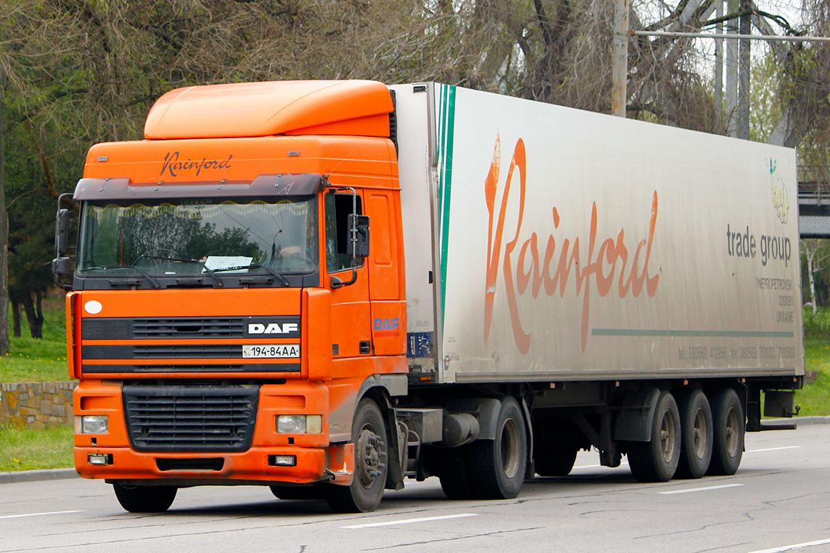 Днепропетровская область, № 194-84 АА — DAF 95XF FT