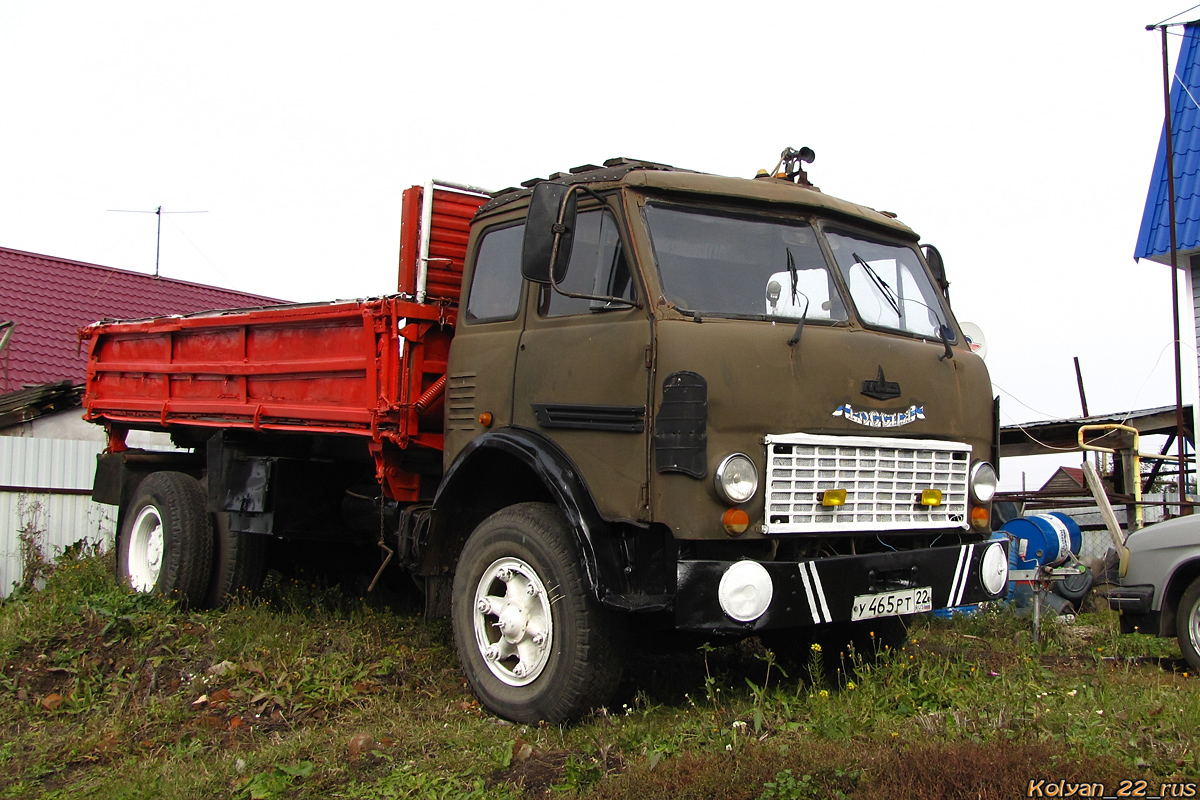 Алтайский край, № У 465 РТ 22 — МАЗ-500 (общая модель)