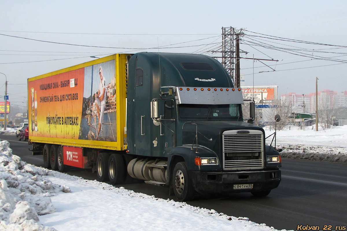 Омская область, № С 841 УН 55 — Freightliner FLD 120