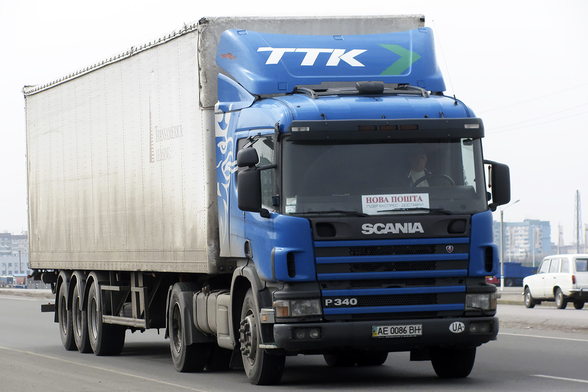 Днепропетровская область, № АЕ 0086 ВН — Scania ('2004) P340