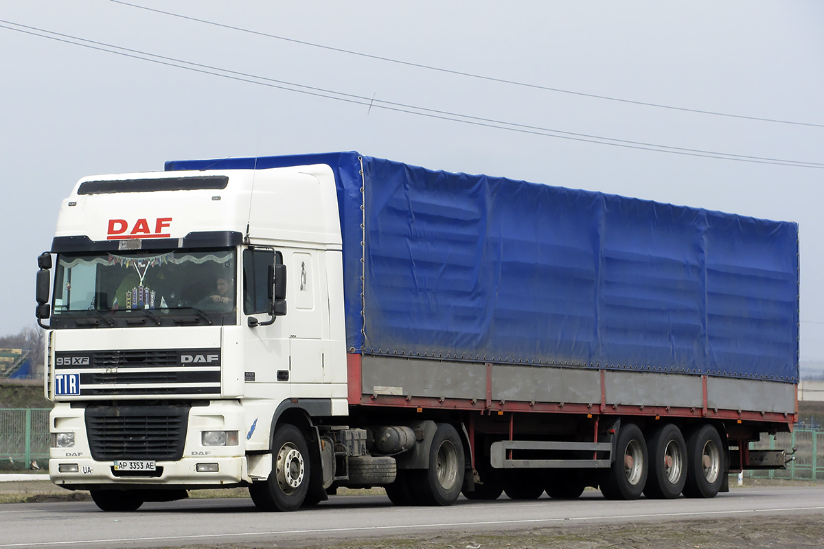 Запорожская область, № АР 3353 АЕ — DAF 95XF FT