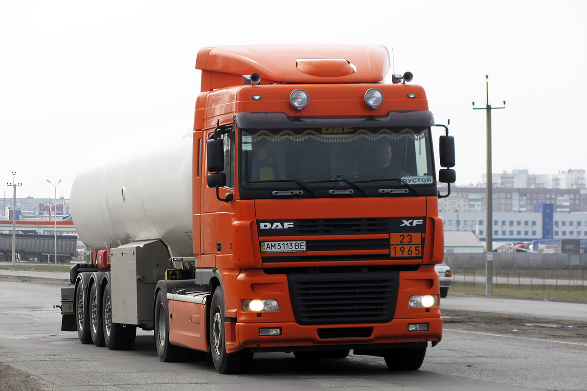 Житомирская область, № АМ 5113 ВЕ — DAF XF95 FT