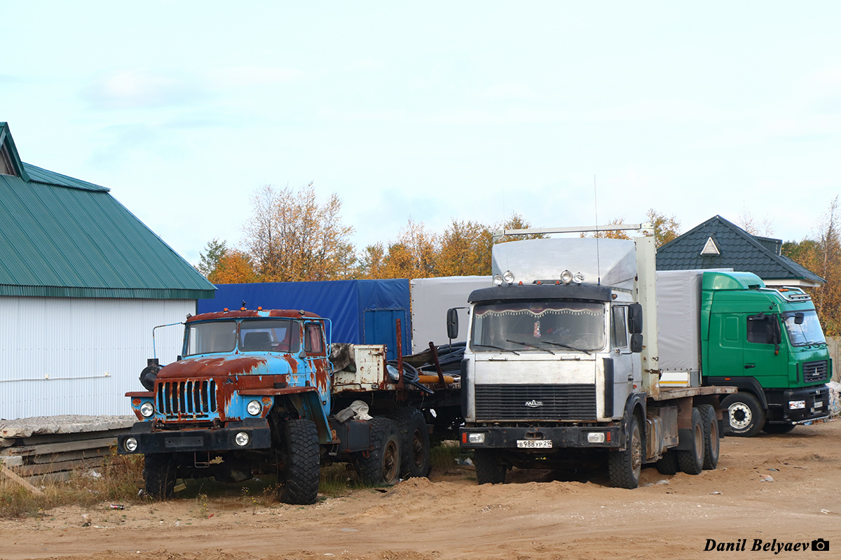 Ненецкий автономный округ, № (83) Б/Н 0012 — Урал-4320 / 5557 (общая модель); Ненецкий автономный округ, № В 988 УР 29 — МАЗ-6303 [630300]
