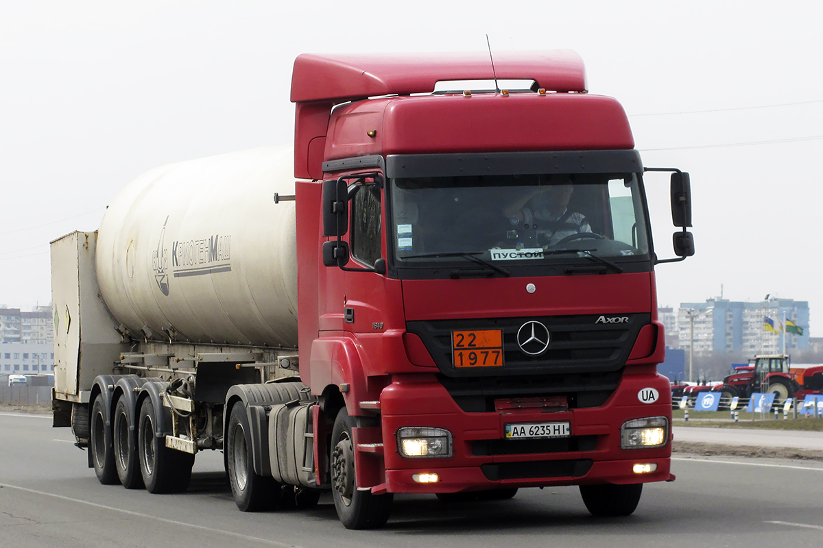 Киев, № АА 6235 НІ — Mercedes-Benz Axor 1840