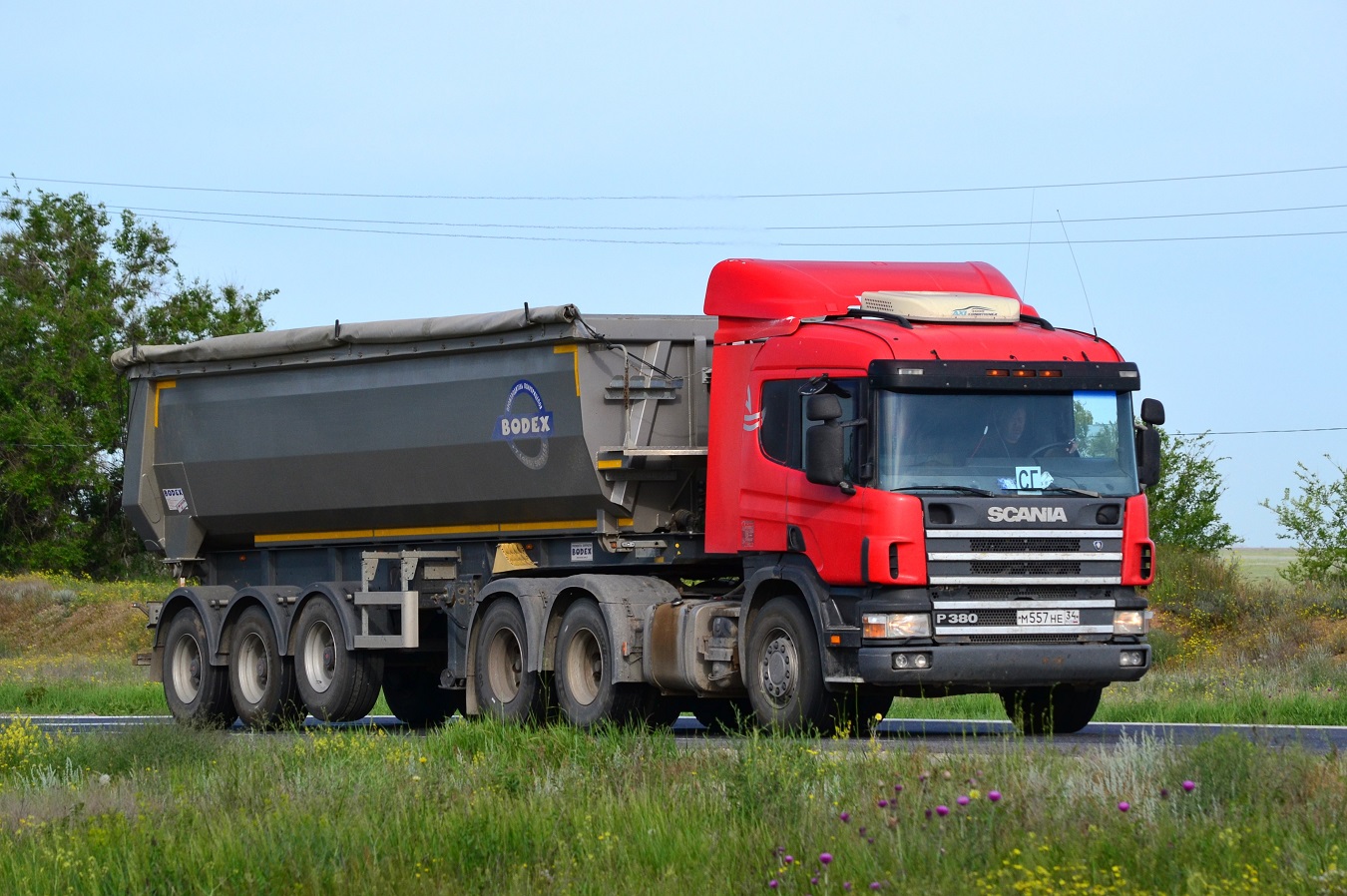 Волгоградская область, № М 557 НЕ 34 — Scania ('1996) P114G