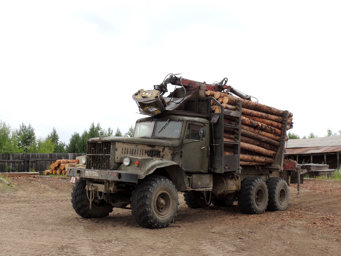 Бурятия, № Х 563 НТ 17* — КрАЗ-255Б1