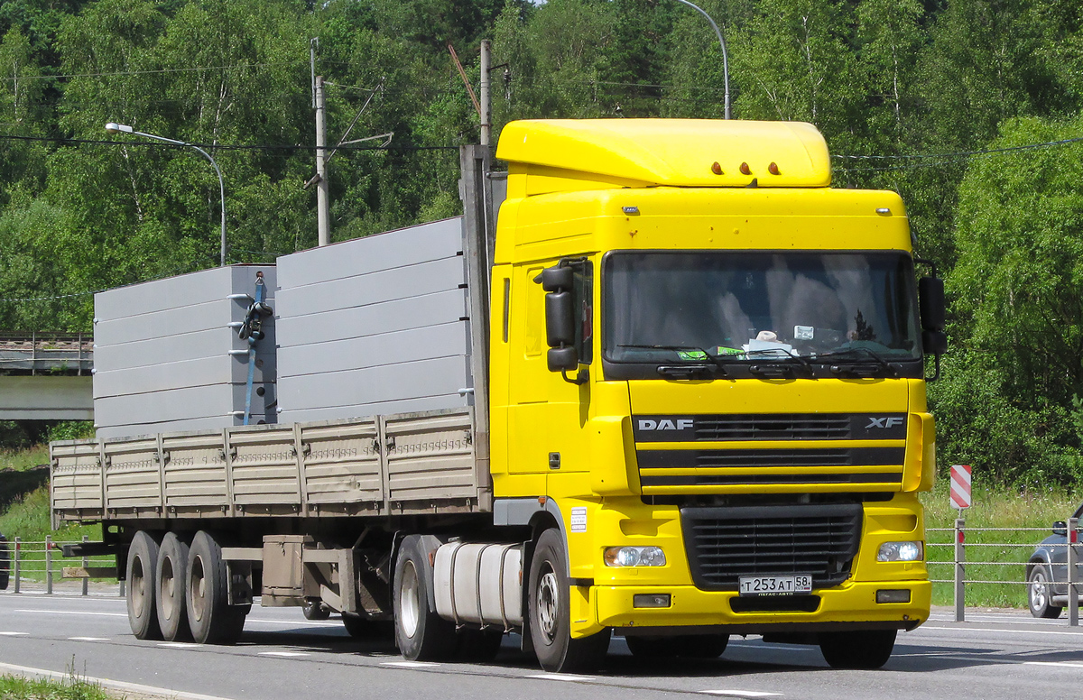 Пензенская область, № Т 253 АТ 58 — DAF XF95 FT