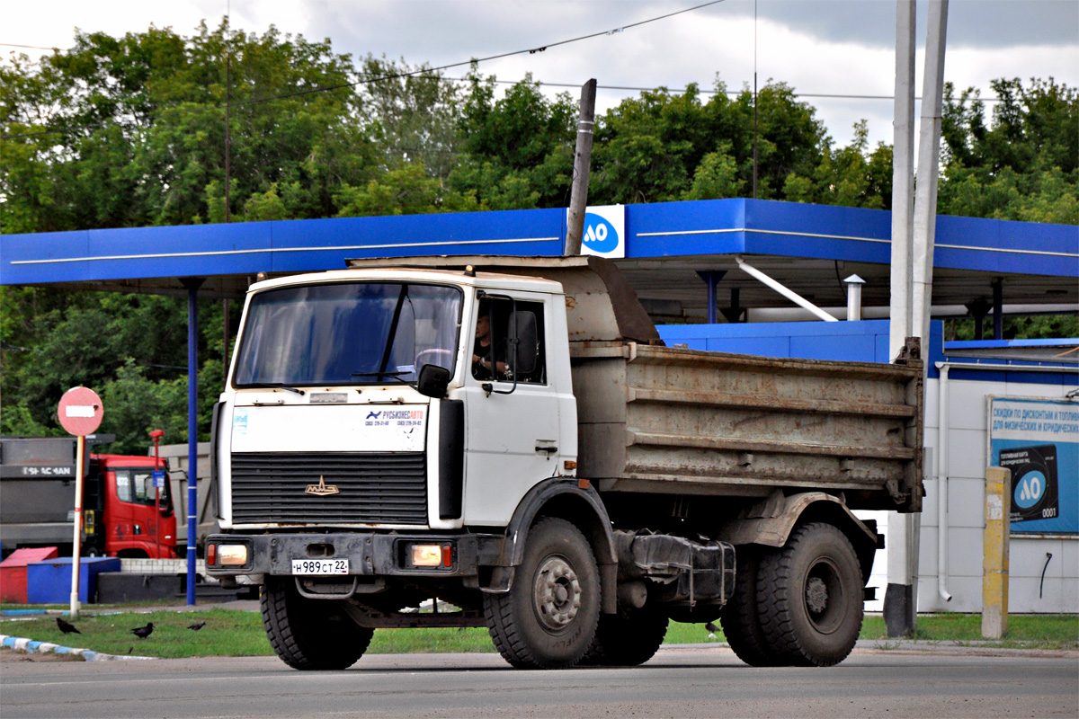 Алтайский край, № Н 989 СТ 22 — МАЗ-5551A2
