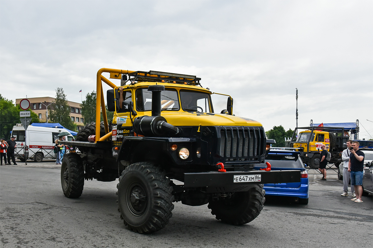 Челябинская область, № Е 647 ХМ 86 — Урал-43206-41; Челябинская область — Грузовой триал и баха "Уральский рубеж 2025"