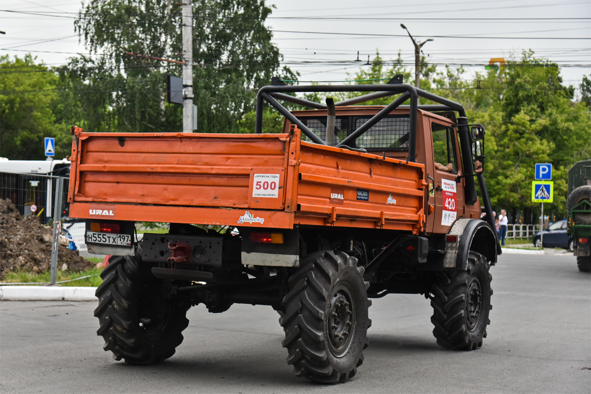 Москва, № Н 555 ТХ 197 — Mercedes-Benz Unimog U1450; Челябинская область — Грузовой триал и баха "Уральский рубеж 2025"