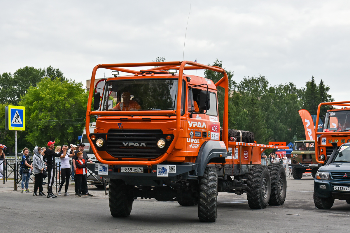Челябинская область, № С 869 НС 74 — Урал-6370; Челябинская область — Грузовой триал и баха "Уральский рубеж 2025"