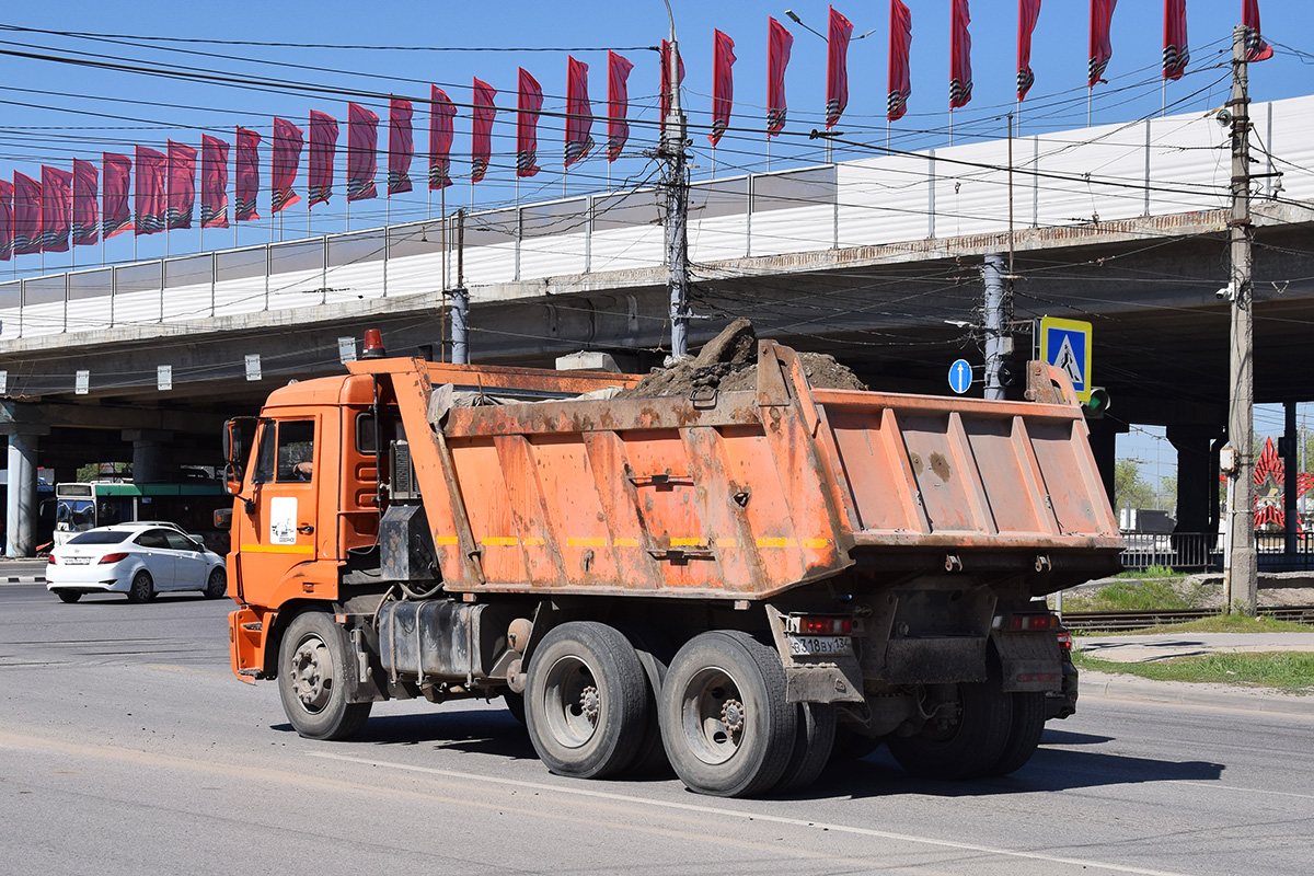 Волгоградская область, № В 318 ВУ 134 — КамАЗ-65115-L4(19)