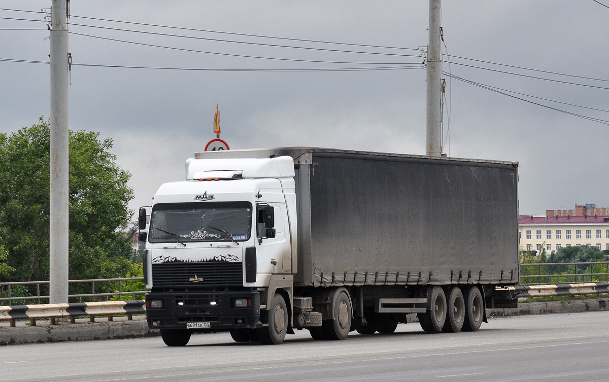 Омская область, № А 691 АК 155 — МАЗ-5440A5