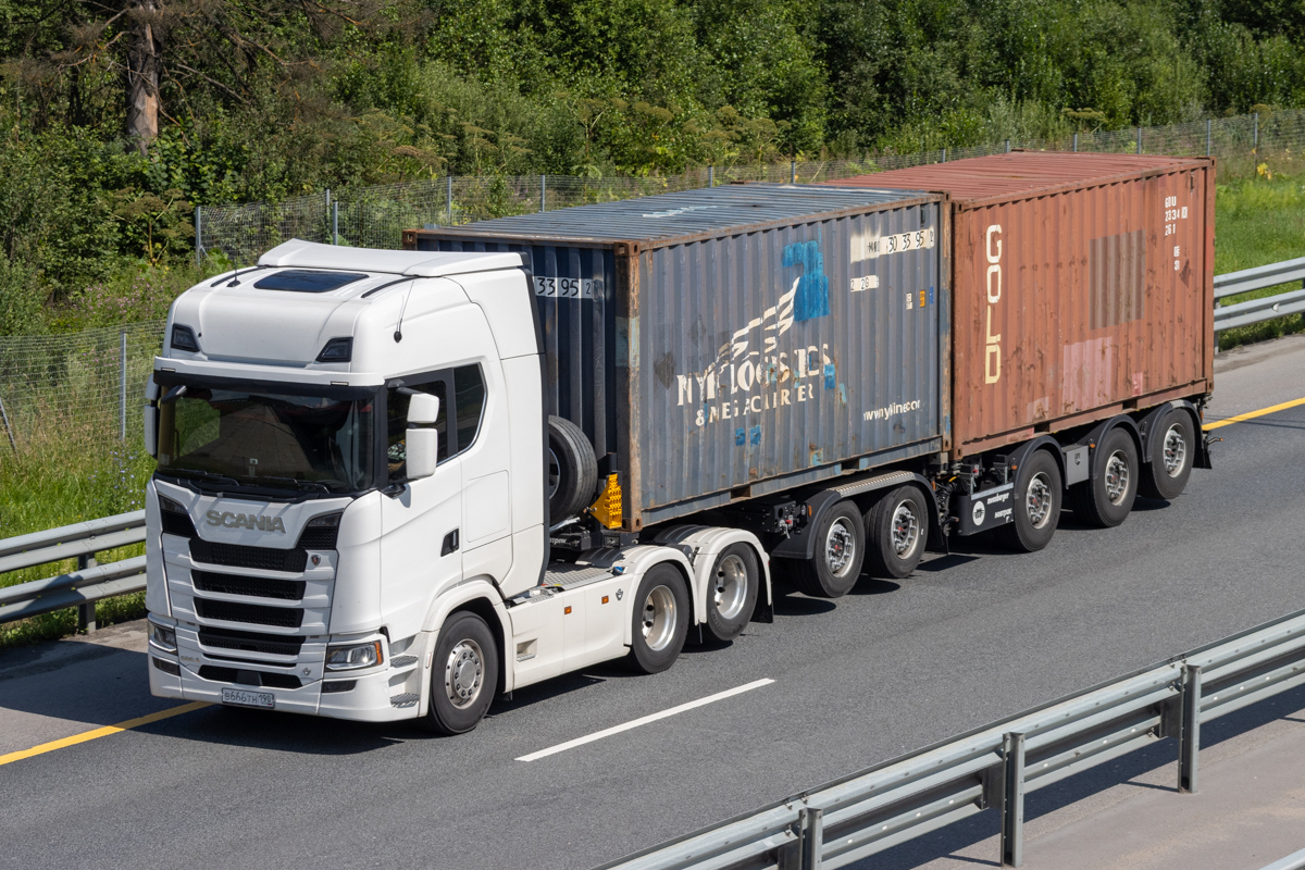 Санкт-Петербург, № В 666 ТН 198 — Scania ('2016) S-Series (общ. м)
