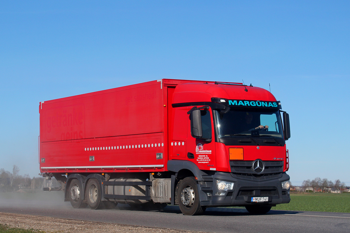 Литва, № MUF 741 — Mercedes-Benz Actros ('2011) 2543