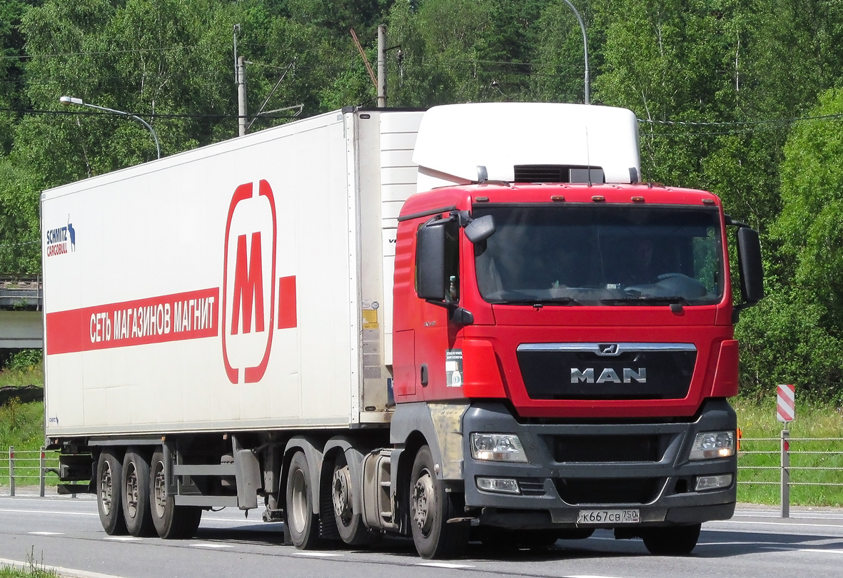 Московская область, № К 667 СВ 750 — MAN TGX ('2007) 26.400