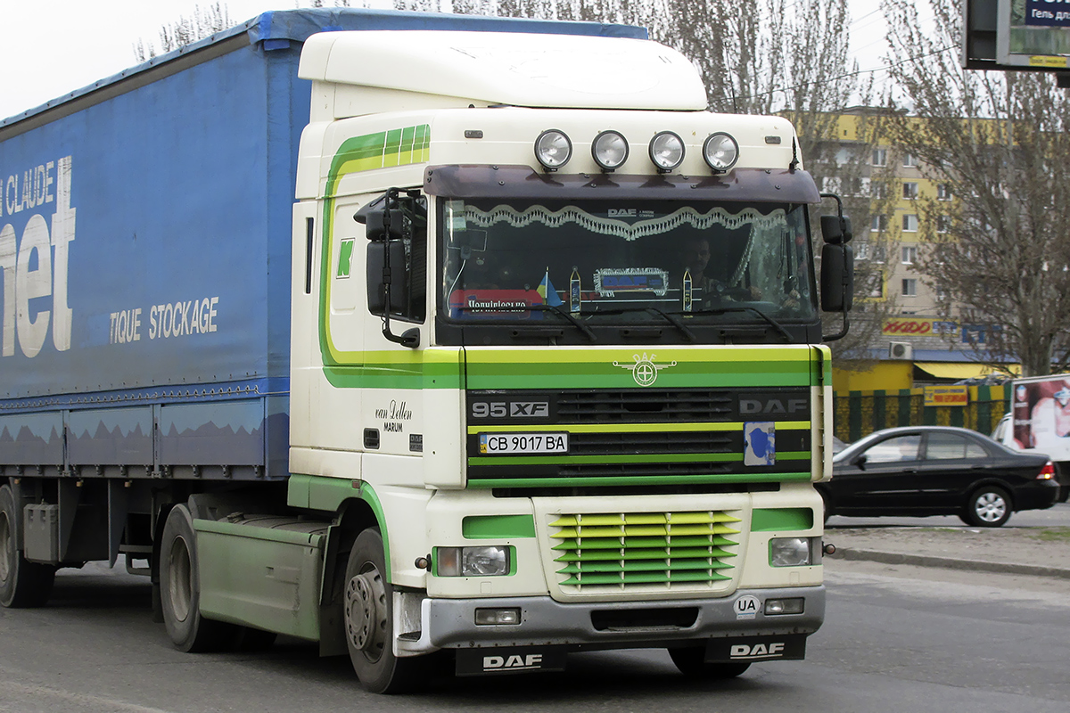 Черниговская область, № СВ 9017 ВА — DAF 95XF FT