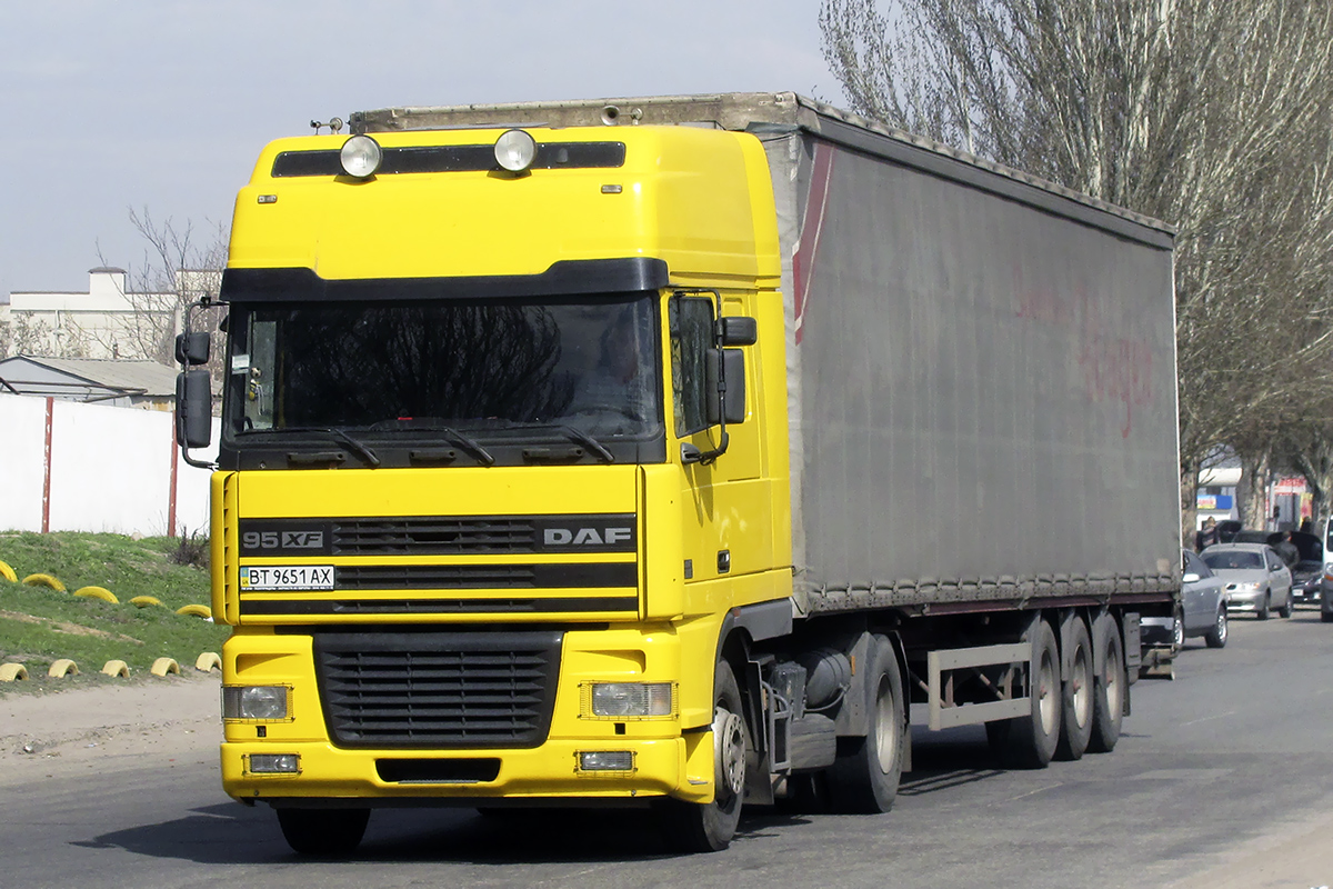 Херсонская область, № ВТ 9651 АХ — DAF 95XF FT
