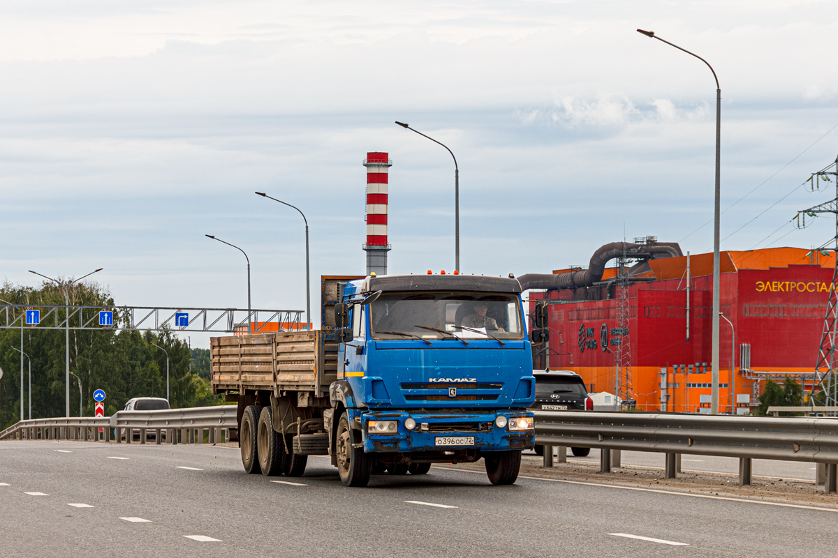 Тюменская область, № О 396 ОС 72 — КамАЗ-65117-N3(78)